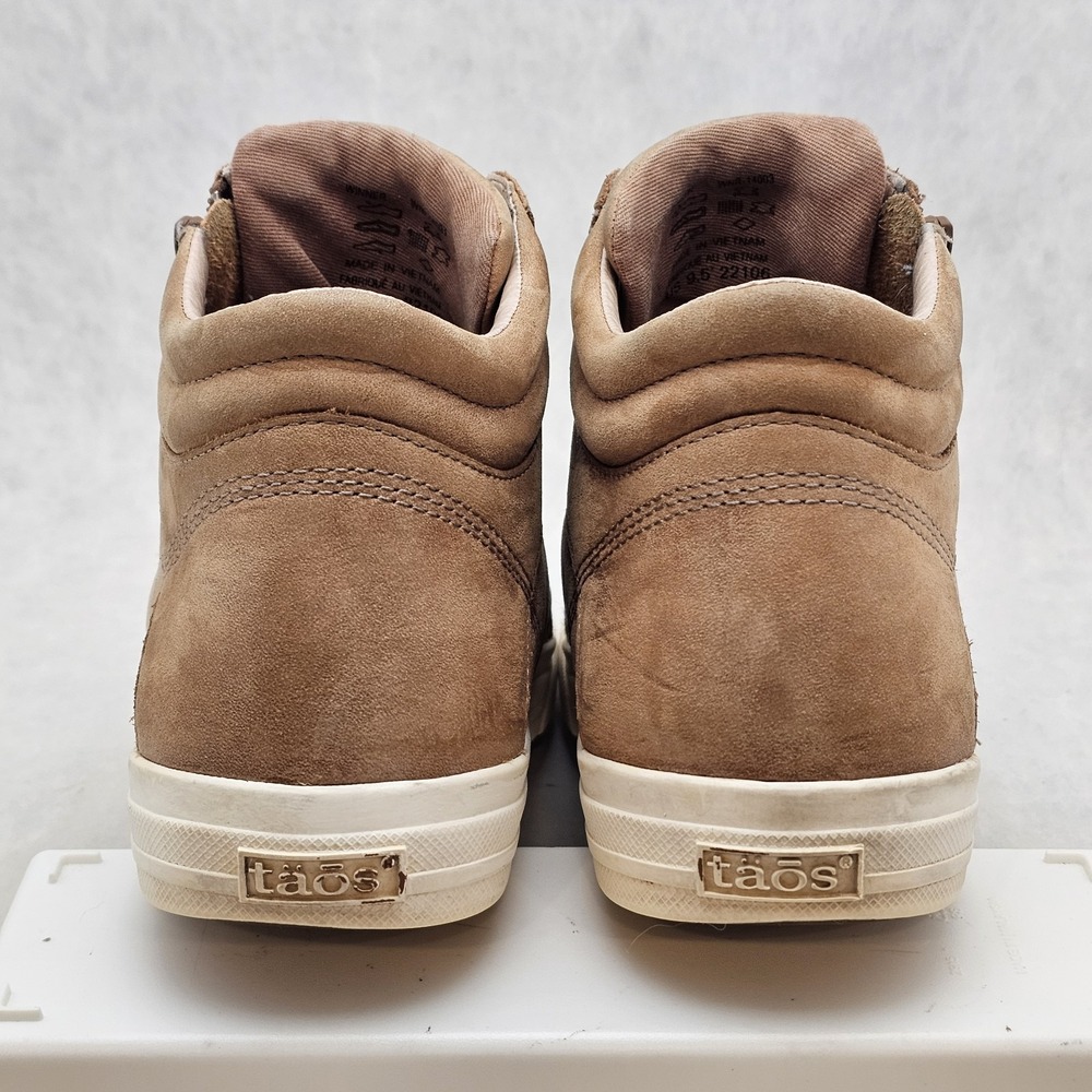 Taos Winner High Top Sneakers Womens 9.5 US Brown Leather Lace Up Casual - Picture 7 of 10